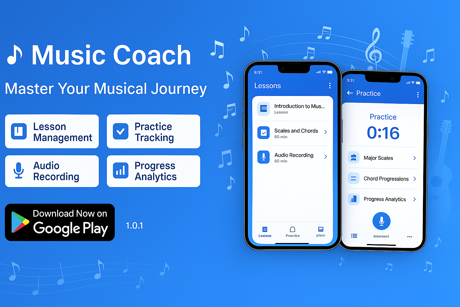 Music Coach App Features